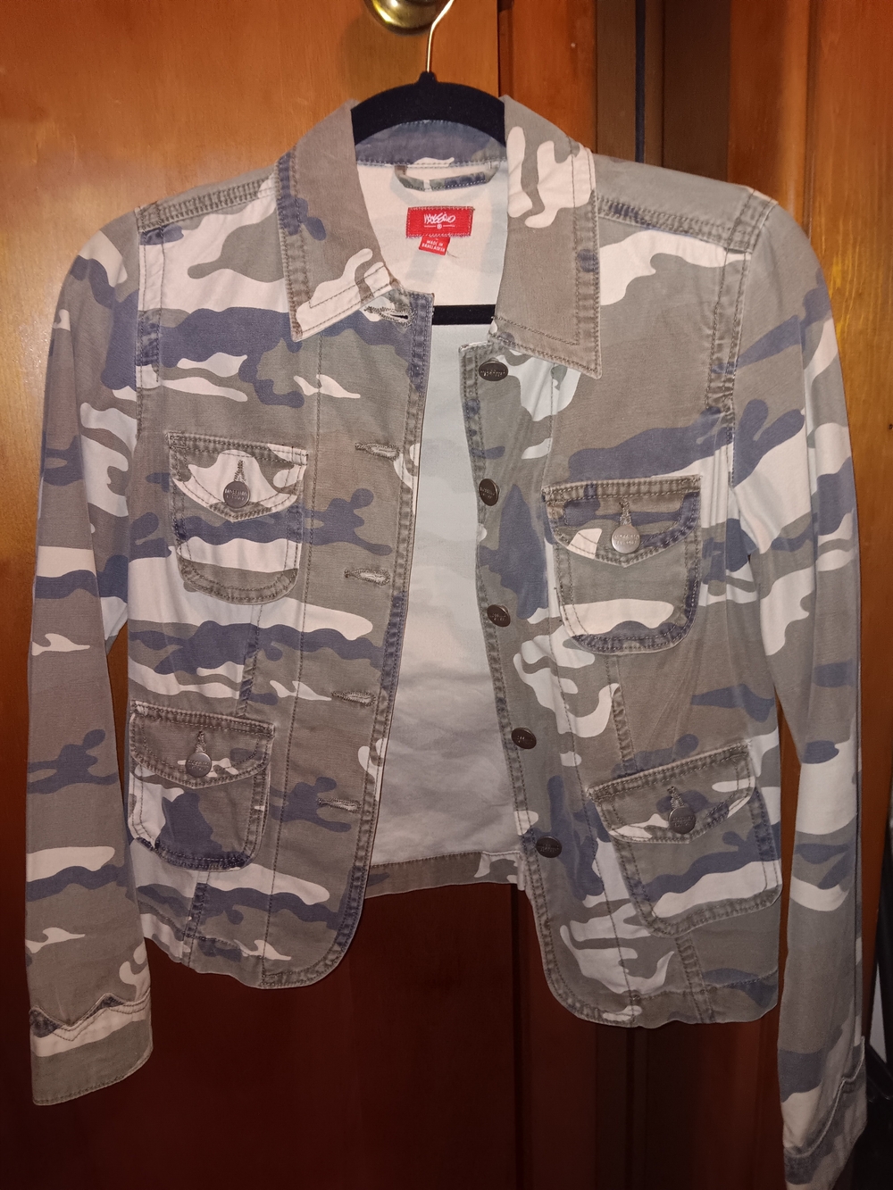 Mossimo Supply Co. Camo Utility Jacket in Gray and Khaki